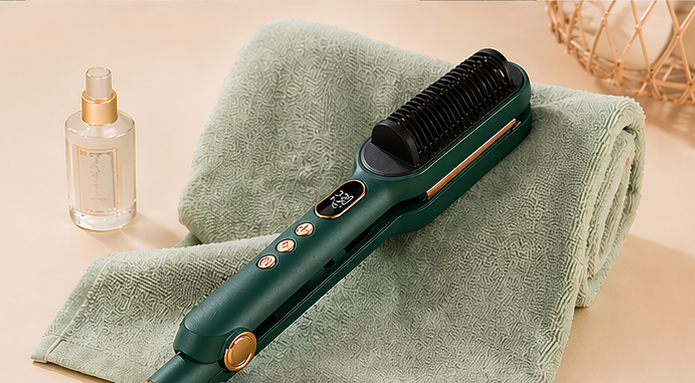 Cepillo plancha y ondulador 2 en 1